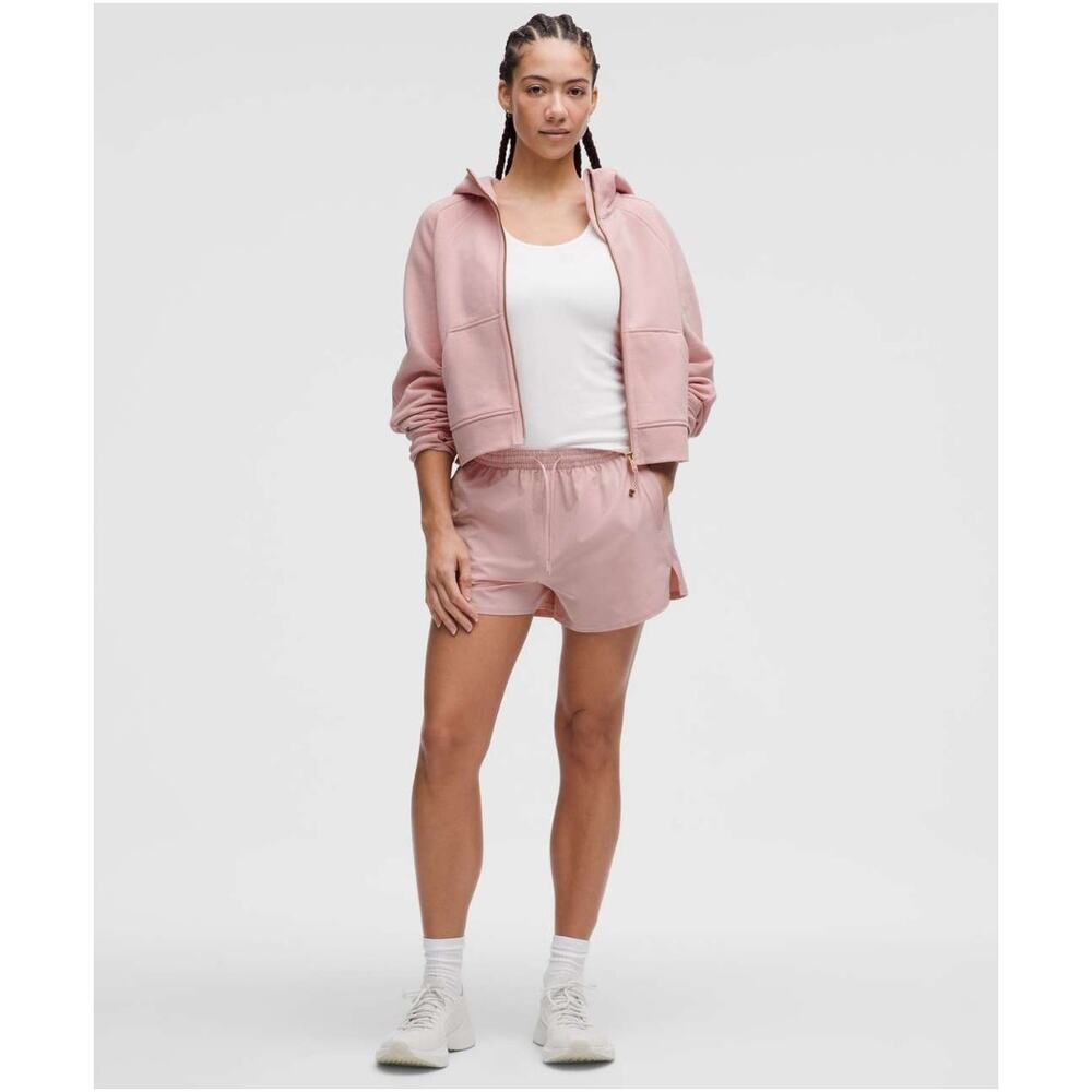 NWT Lululemon Scuba Oversized Full-Zip Hoodie Pink Haze & Rose Gold Active XS/S - Picture 2 of 3
